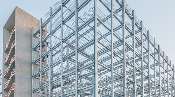 Baustelle Parkhaus im Bau